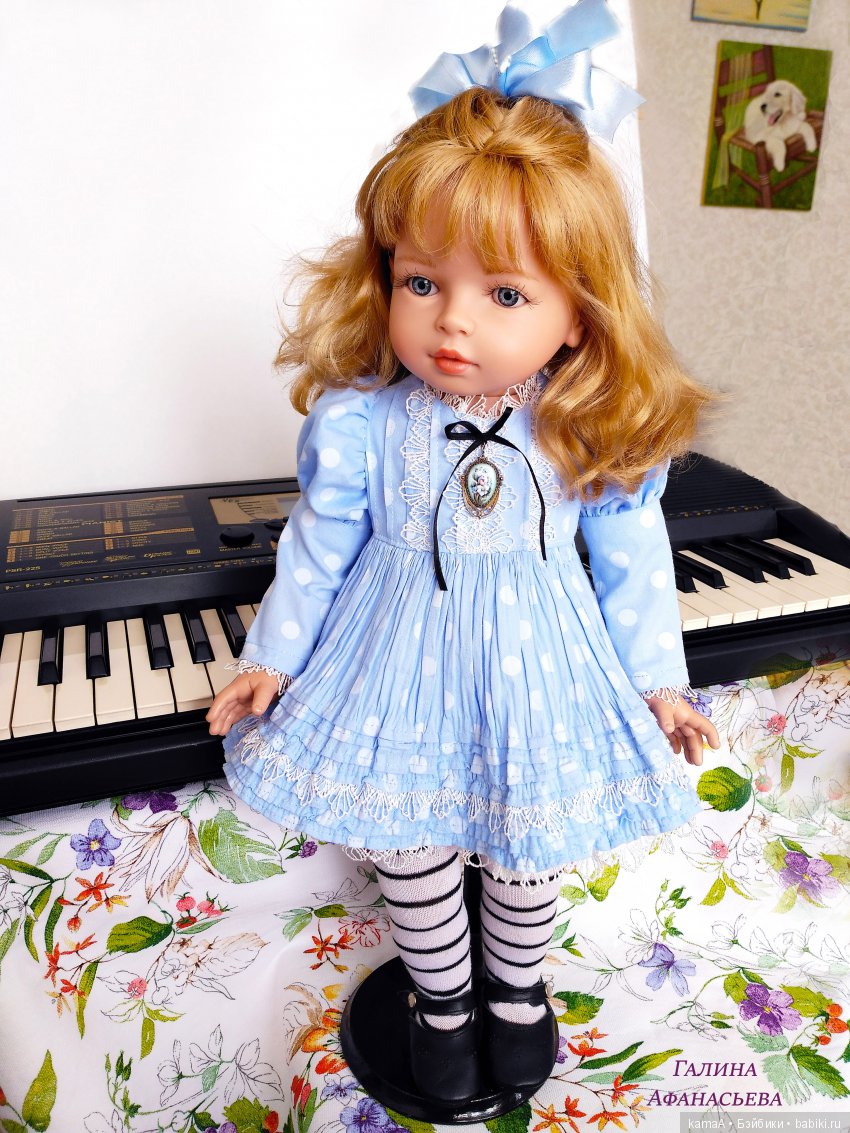 Голубое настроение с куколкой фирмы TOYSE CE ISPAN