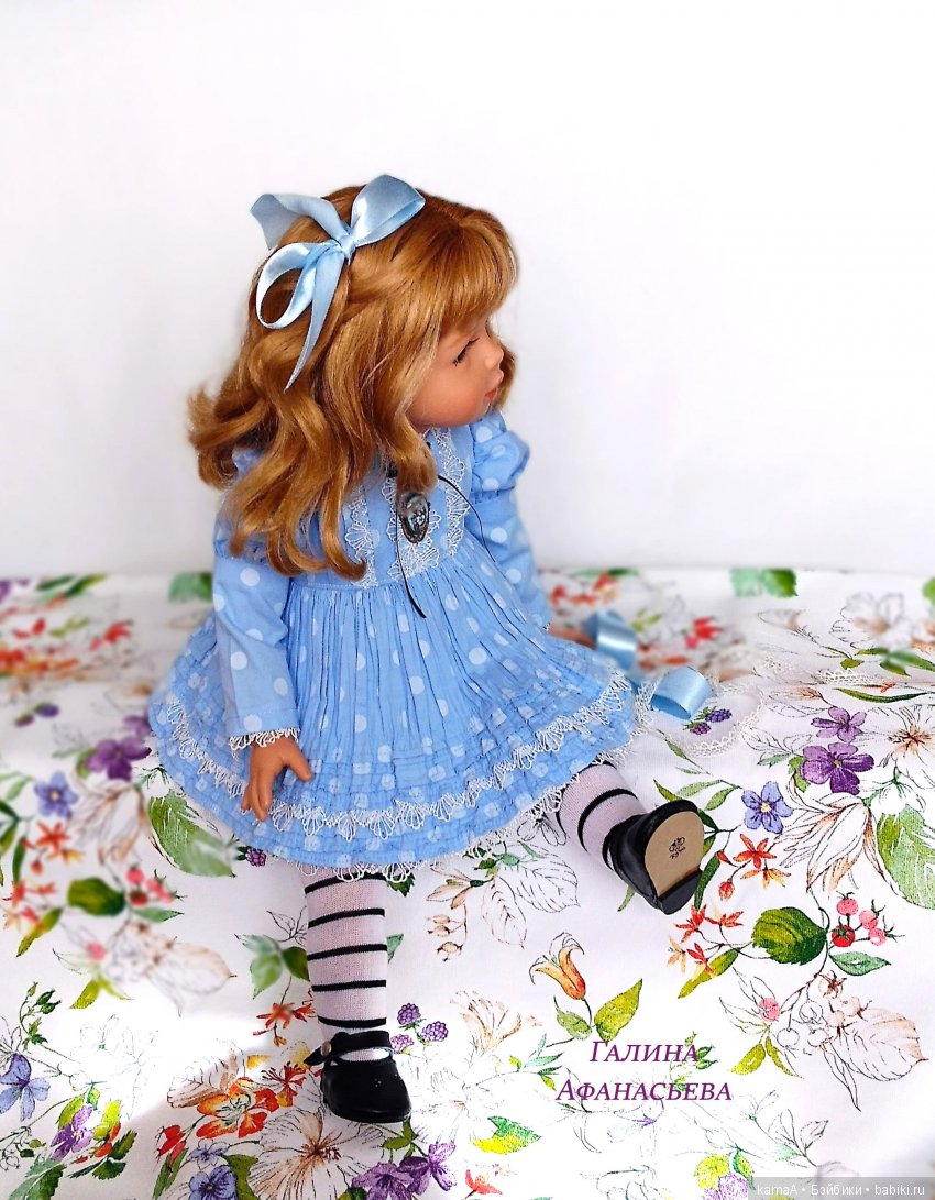 Голубое настроение с куколкой фирмы TOYSE CE ISPAN (фото 3)