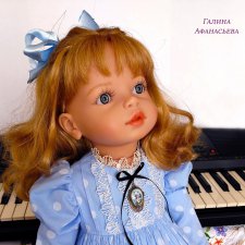 Голубое настроение  с куколкой  фирмы TOYSE CE ISPAN