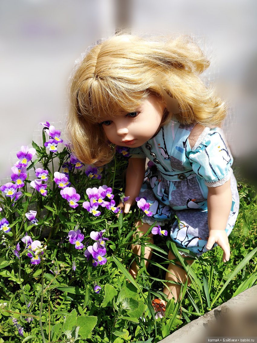 Летний денёк с прекрасной Анюткой - куколкой фабрики TOYSE CE ISPAN