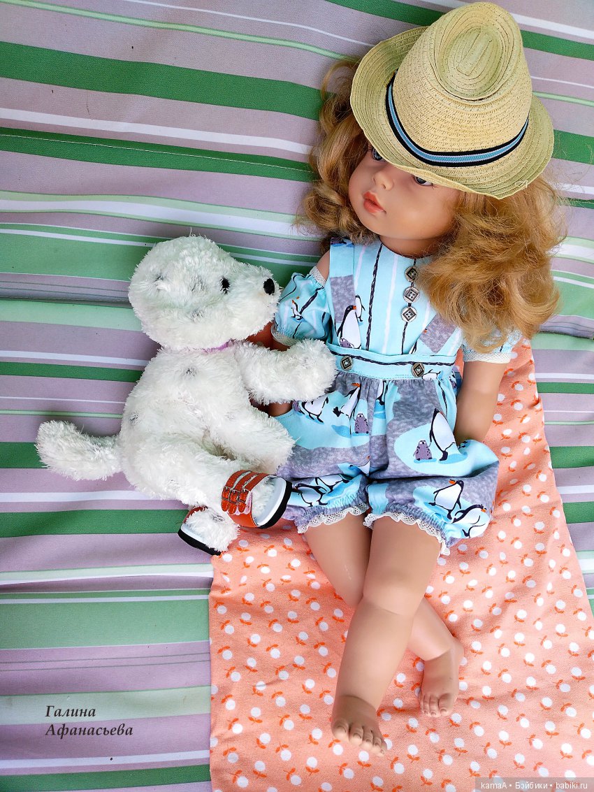 Летний денёк с прекрасной Анюткой - куколкой фабрики TOYSE CE ISPAN