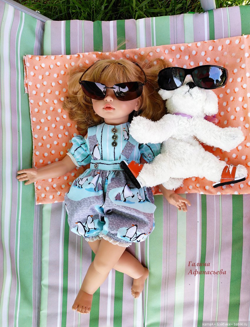 Летний денёк с прекрасной Анюткой - куколкой фабрики TOYSE CE ISPAN