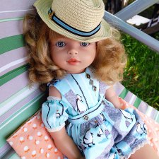 Летний денёк  с прекрасной Анюткой  - куколкой фабрики TOYSE CE ISPAN