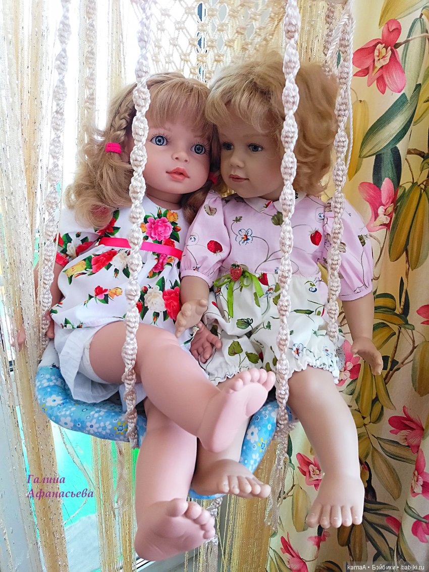 Ягодки-цветочки ... и новая качелька... Летняя история с куклами фабрики TOYSE CE ISPAN и Сиссель Скилле