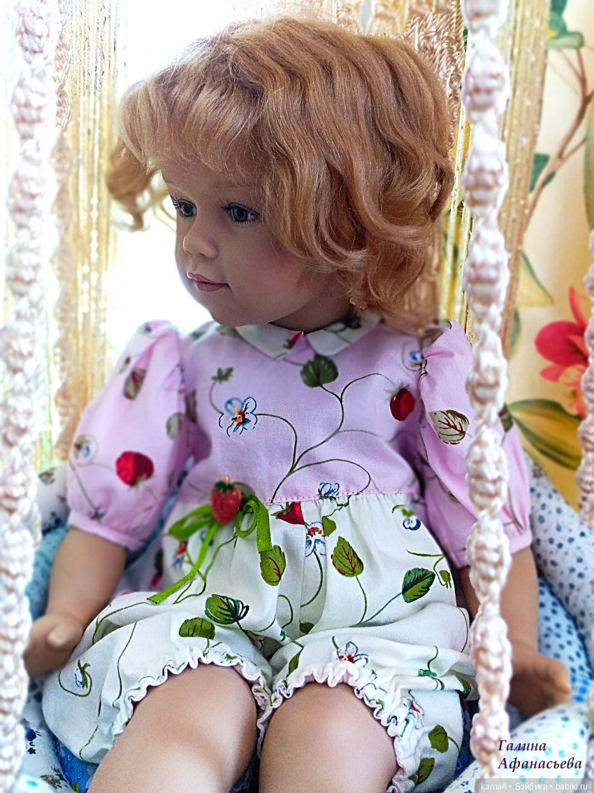Ягодки-цветочки ... и новая качелька... Летняя история с куклами фабрики TOYSE CE ISPAN и Сиссель Скилле (фото 9)