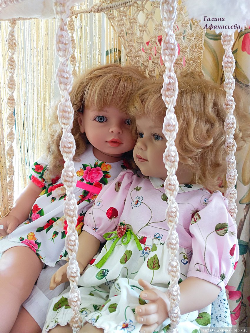 Ягодки-цветочки ... и новая качелька... Летняя история с куклами фабрики TOYSE CE ISPAN и Сиссель Скилле