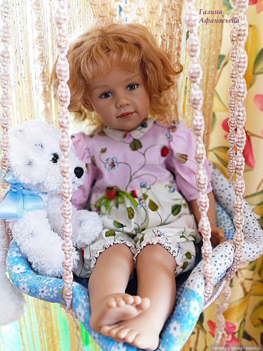 Ягодки-цветочки ... и новая качелька... Летняя история с куклами фабрики TOYSE CE ISPAN и Сиссель Скилле