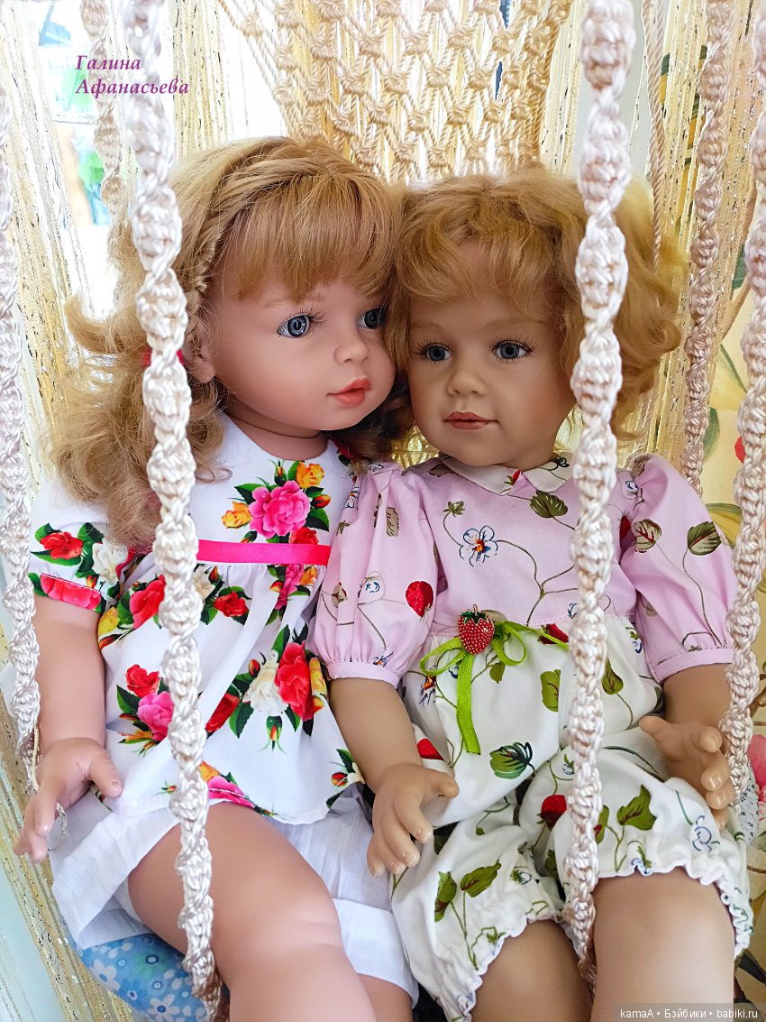 Ягодки-цветочки ... и новая качелька... Летняя история с куклами фабрики TOYSE CE ISPAN и Сиссель Скилле
