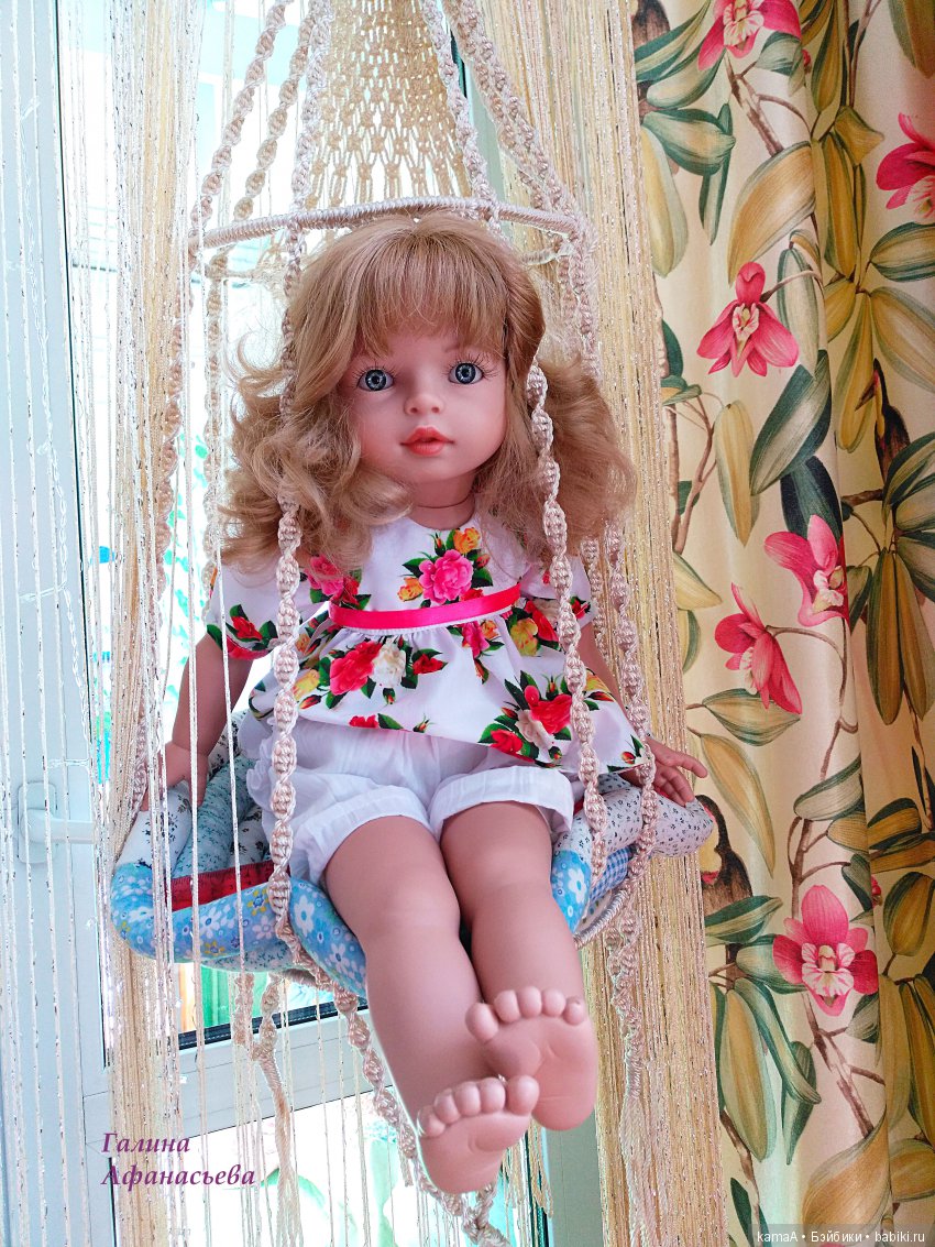 Ягодки-цветочки ... и новая качелька... Летняя история с куклами фабрики TOYSE CE ISPAN и Сиссель Скилле (фото 8)