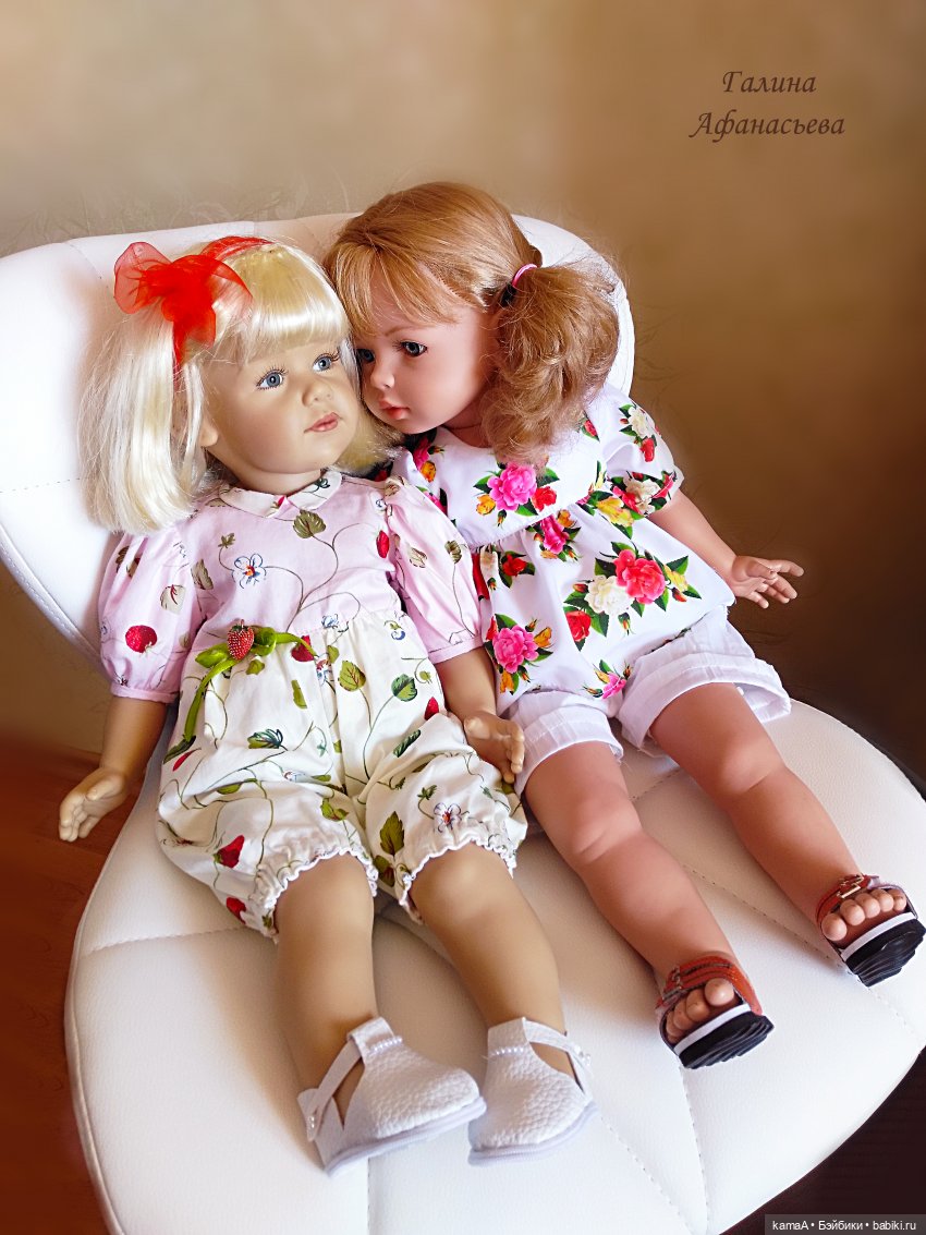 Две подружки встречают гостью... ( о кукле Сиссель Скилле и кукле Тоузе)