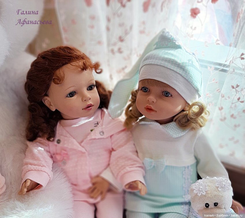 Пижамная фотосессия двух красавиц... (куклы TOYSE CE ISPAN)