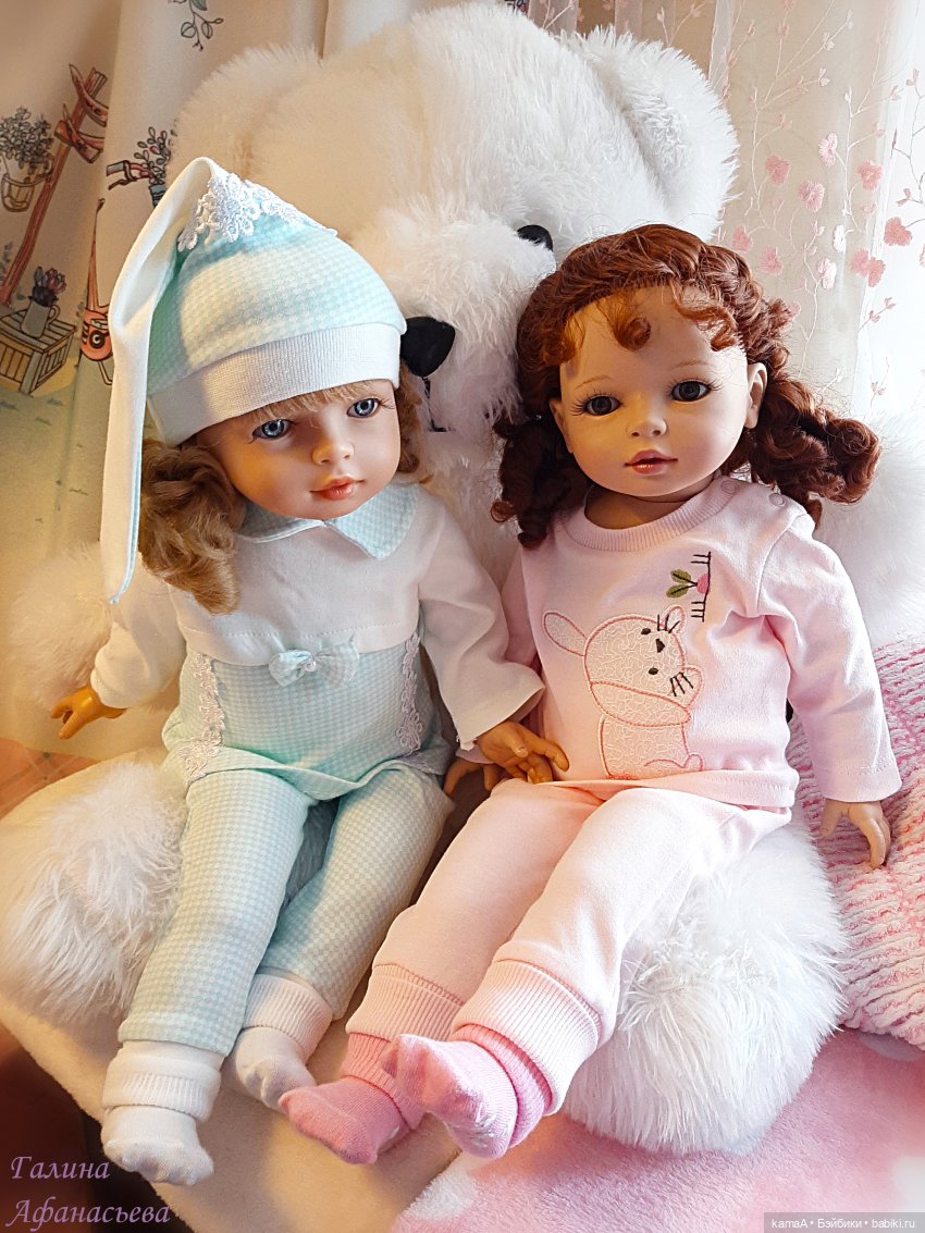 Пижамная фотосессия двух красавиц... (куклы TOYSE CE ISPAN)