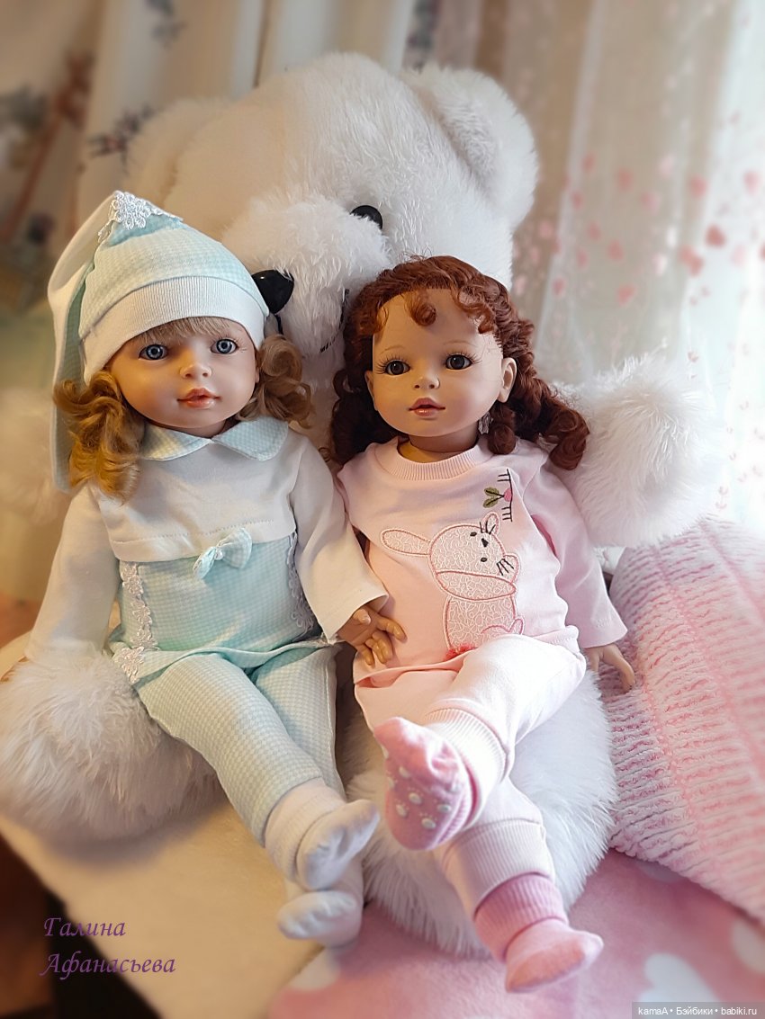 Пижамная фотосессия двух красавиц... (куклы TOYSE CE ISPAN)