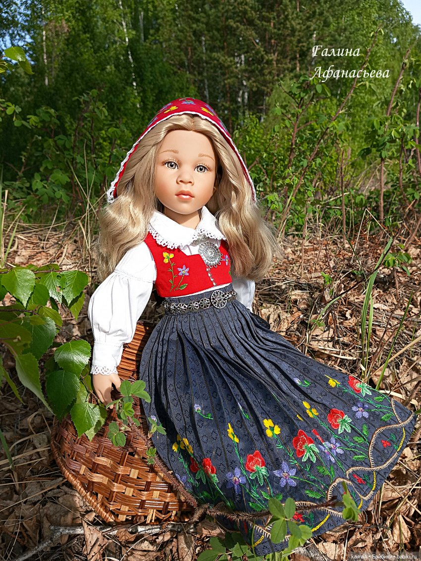 "Бунад" для Ульрички — Куклы Gotz (Готц): Ханна (фото 7)