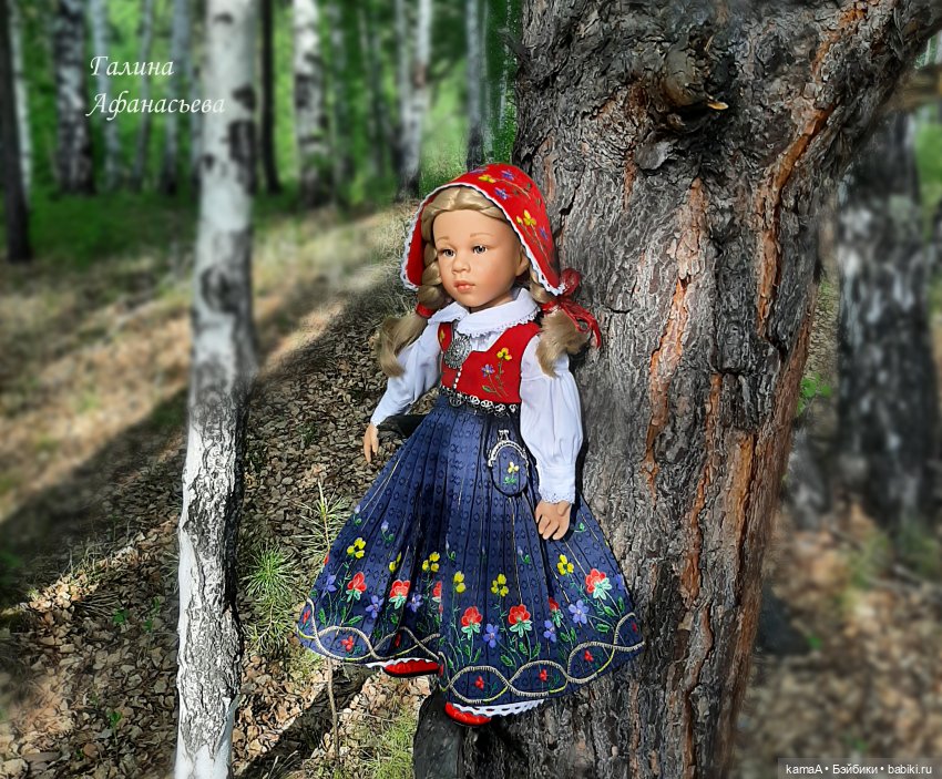 "Бунад" для Ульрички — Куклы Gotz (Готц): Ханна (фото 10)