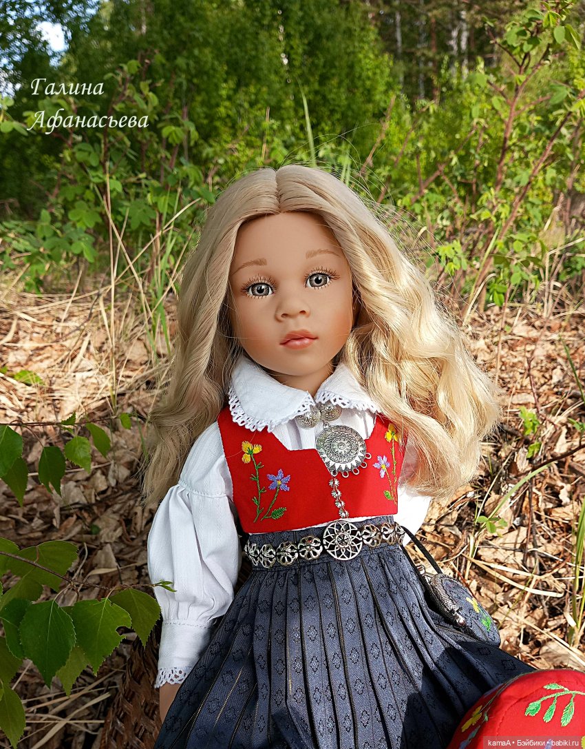"Бунад" для Ульрички — Куклы Gotz (Готц): Ханна (фото 4)