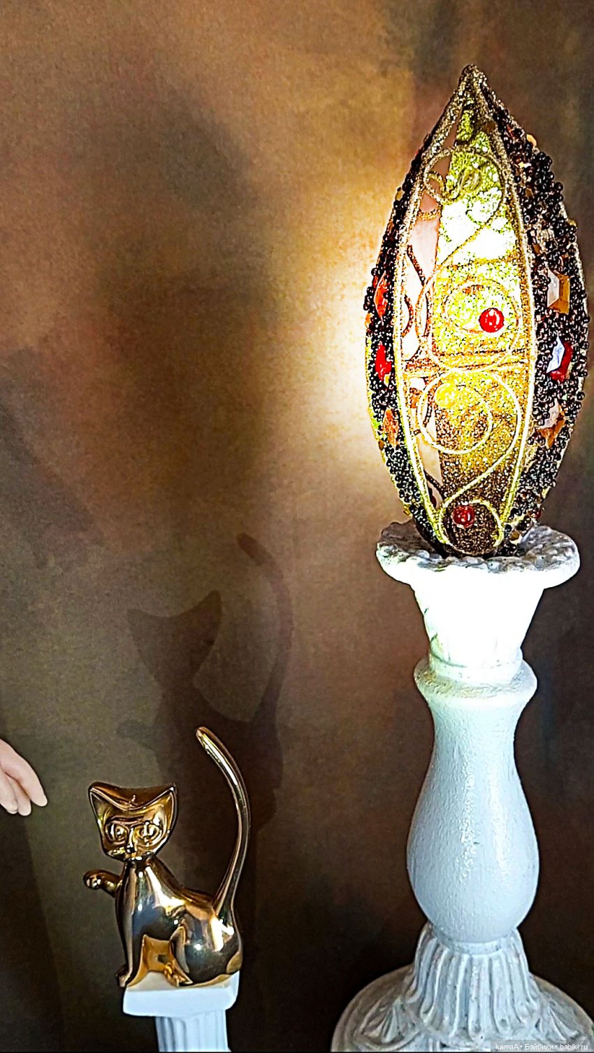 Алика в египетском наряде "калазирис"