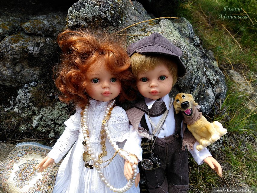 Моя костюмированная коллекция (часть 9 - начало 20 века Французские путешественники Адель и Макс)