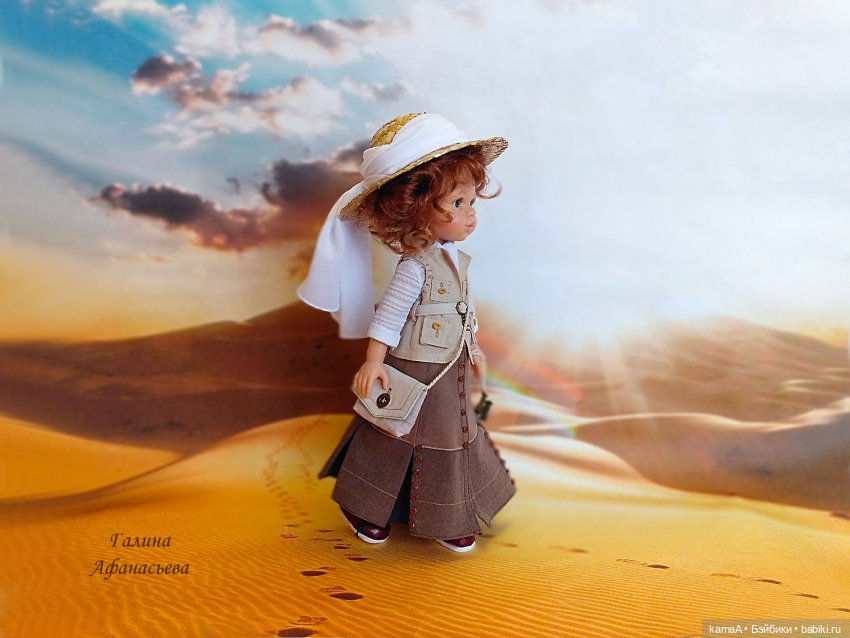 Моя костюмированная коллекция (часть 9 - начало 20 века Французские путешественники Адель и Макс)