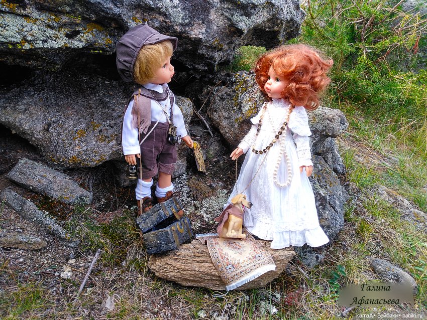 Моя костюмированная коллекция (часть 9 - начало 20 века Французские путешественники Адель и Макс)