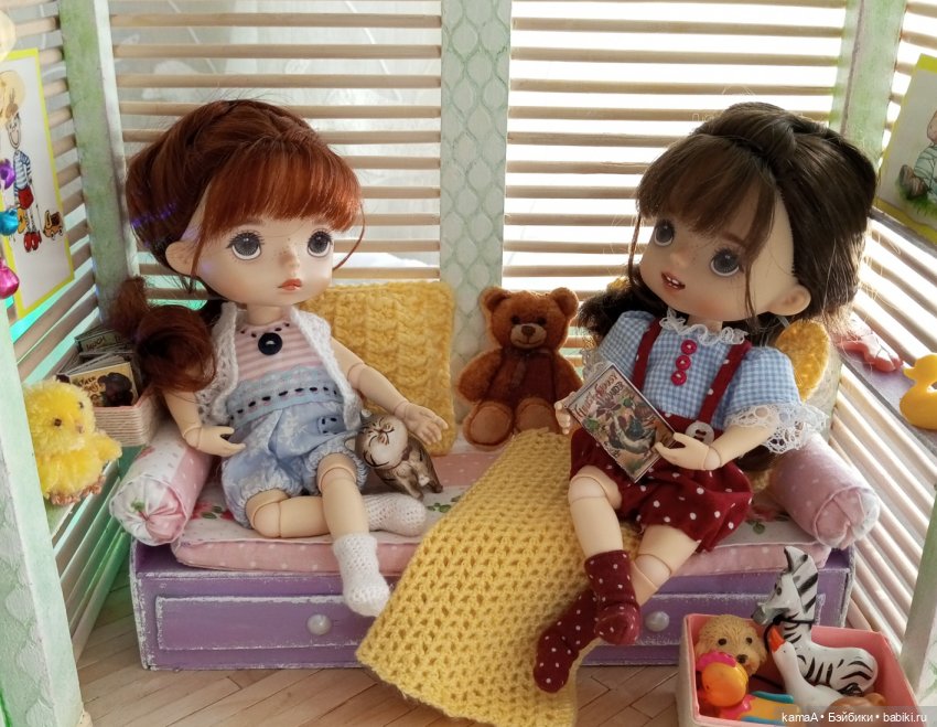 Гнездышко для малявок — Куклы Xiaomi Monst (Сяоми) и Pipitom: шарнирные