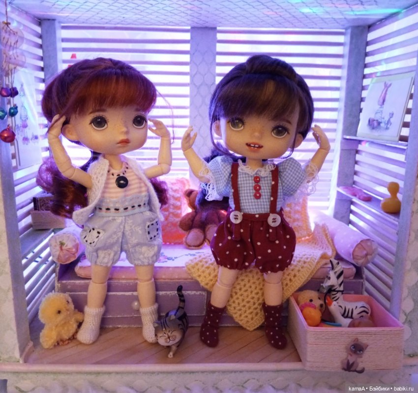 Гнездышко для малявок — Куклы Xiaomi Monst (Сяоми) и Pipitom: шарнирные