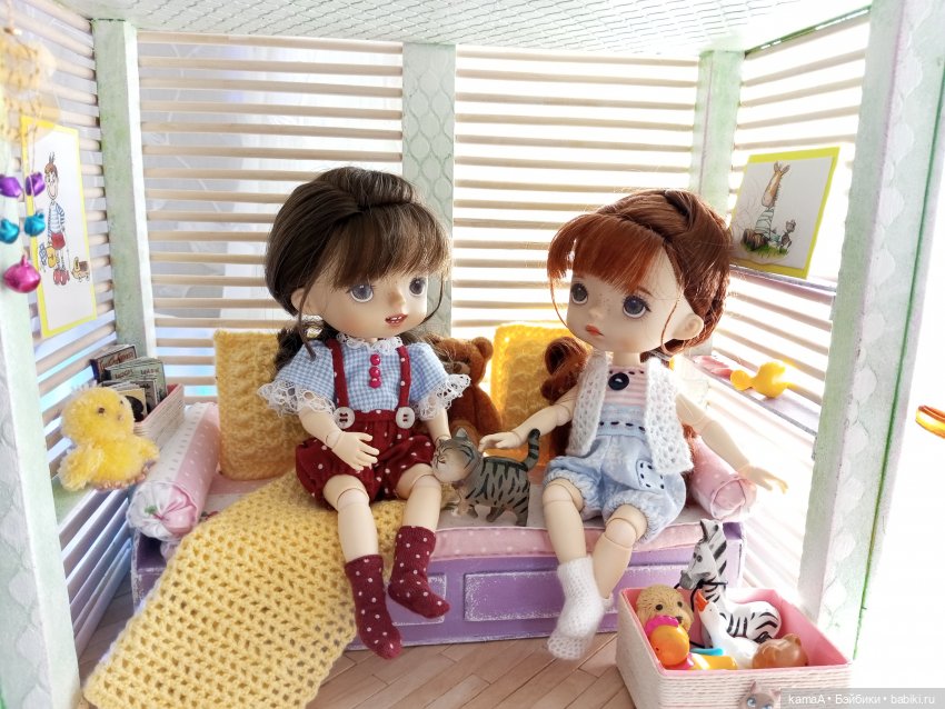 Гнездышко для малявок — Куклы Xiaomi Monst (Сяоми) и Pipitom: шарнирные