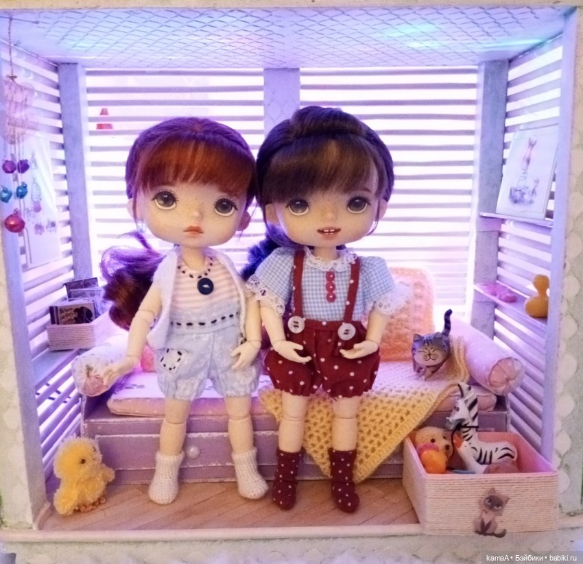 Гнездышко для малявок — Куклы Xiaomi Monst (Сяоми) и Pipitom: шарнирные