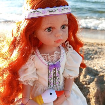 Девочка из сказки... в лучах перед закатом