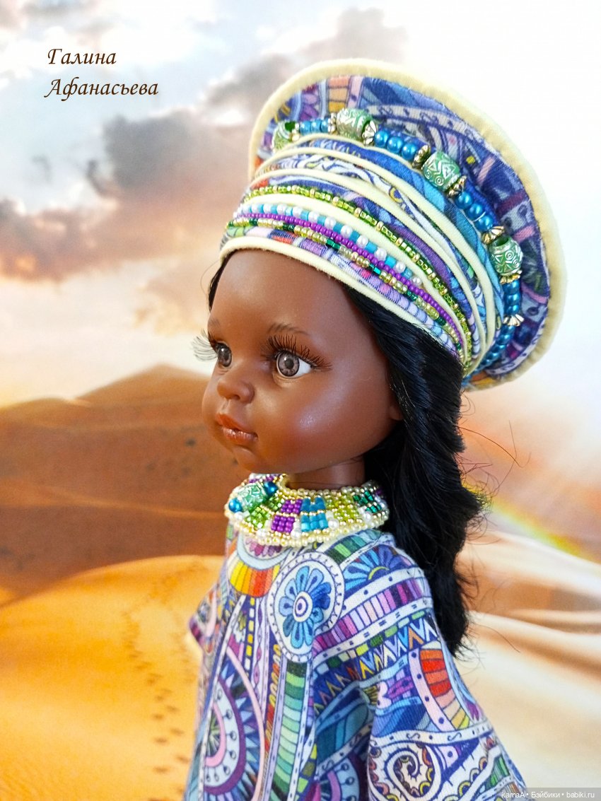 Костюмы центральной Африки на моих куклах (фото 6)