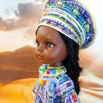 Костюмы центральной Африки на моих куклах