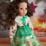 Платье "Пряники" для куклы Готц 50 см