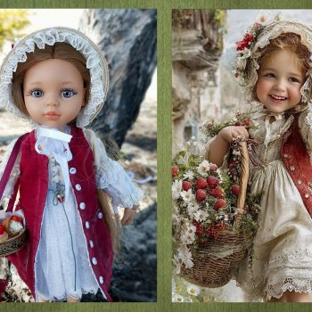 Сказочная девочка из фантазий ИИ... Костюм второй - Полинка