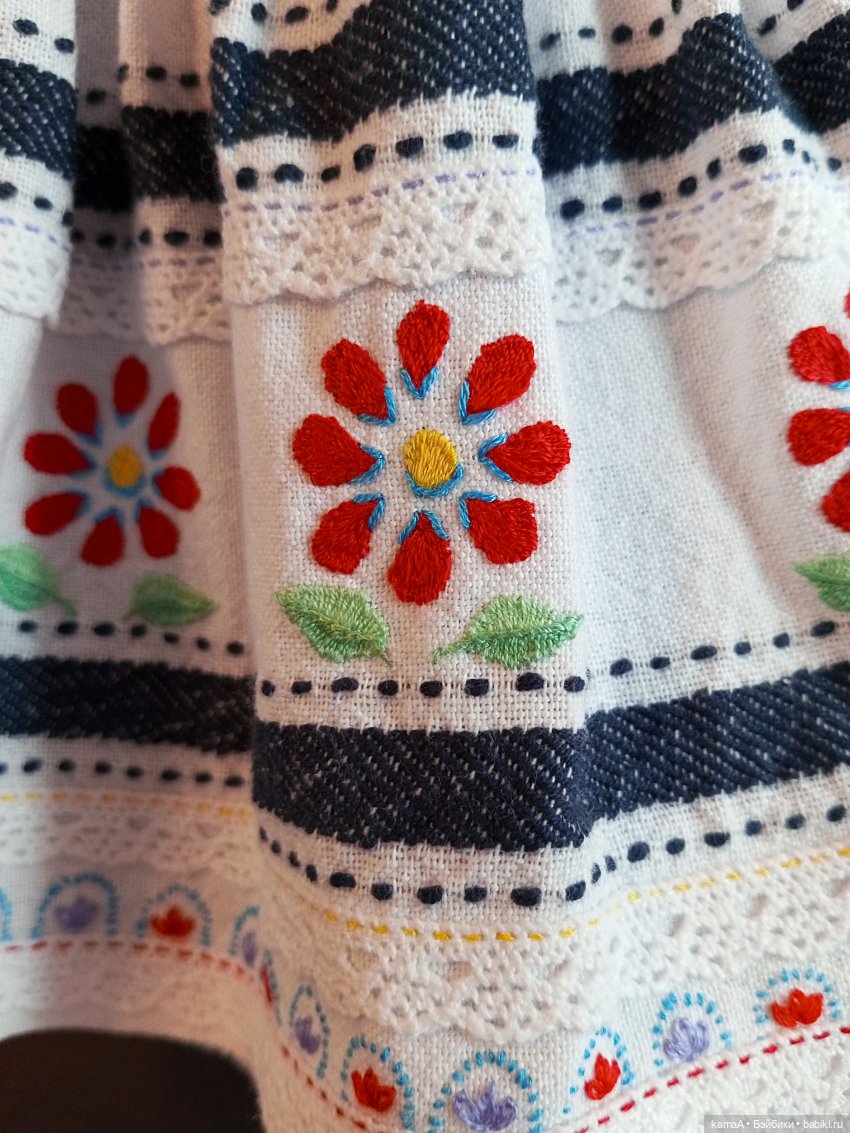 Платье для Лизы в фольклёрном стиле (фото 6)