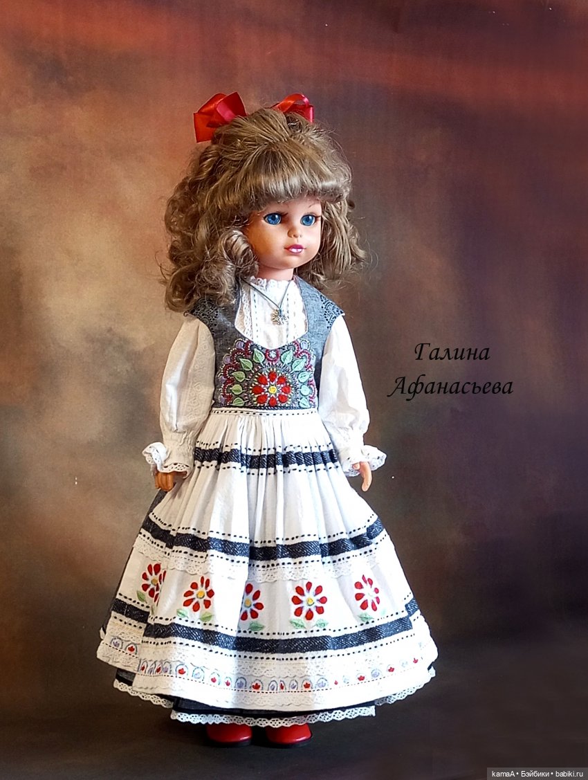 Платье для Лизы в фольклёрном стиле