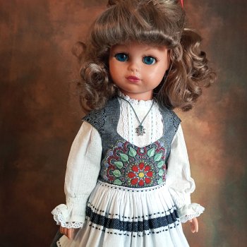 Платье для Лизы в фольклёрном стиле