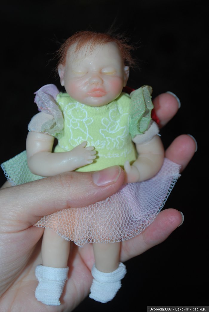 Крошка на ладошке — Авторские миниатюрные куклы: лепка (фото 4)