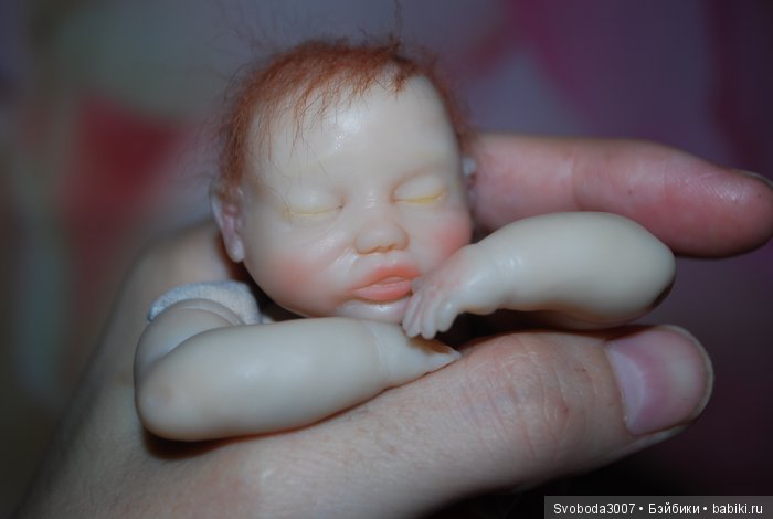 Крошка на ладошке — Авторские миниатюрные куклы: лепка (фото 2)