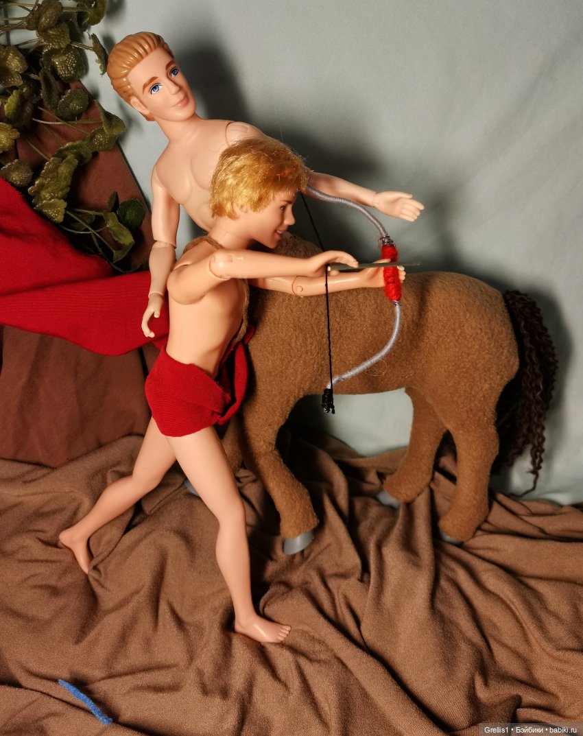 Кентавр Хирон обучает Ахилла. Постконкурсное (фото 5)