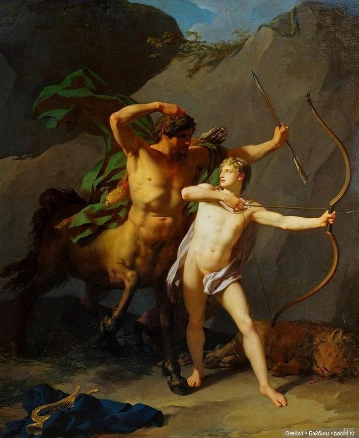 Кентавр Хирон обучает Ахилла. Постконкурсное (фото 2)