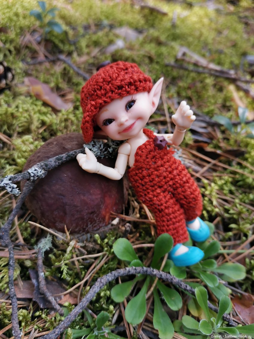 Кузя в лесу | Бэйбики Кузя в лесу — Куклы Fairyland (ФэйриЛэнд): BJD (БЖД) (фото 9)