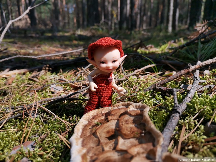 Кузя в лесу | Бэйбики Кузя в лесу — Куклы Fairyland (ФэйриЛэнд): BJD (БЖД) (фото 6)