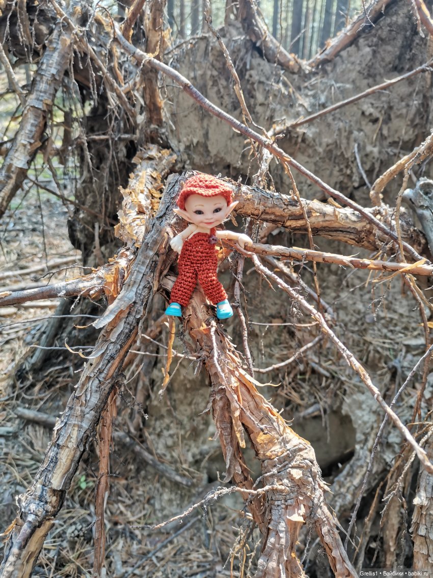 Кузя в лесу | Бэйбики Кузя в лесу — Куклы Fairyland (ФэйриЛэнд): BJD (БЖД) (фото 5)