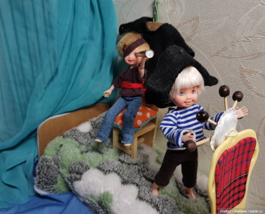 Пираты Квартирного моря: На краю кровати | Бэйбики Пираты Квартирного моря: На краю кровати