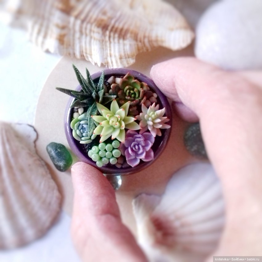 Миниатюрные цветы, цветы из холодного фарфора, цветы для кукольных домов, цветы для кукол,цветы книтель виктории