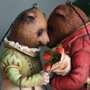Ёлочные игрушки сделай сам.