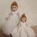 Лот двух винтажных кукол по имени Мег от Мадам Александр.