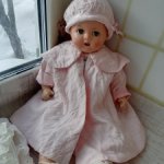 Антикварный малыш из композита, 55 см.