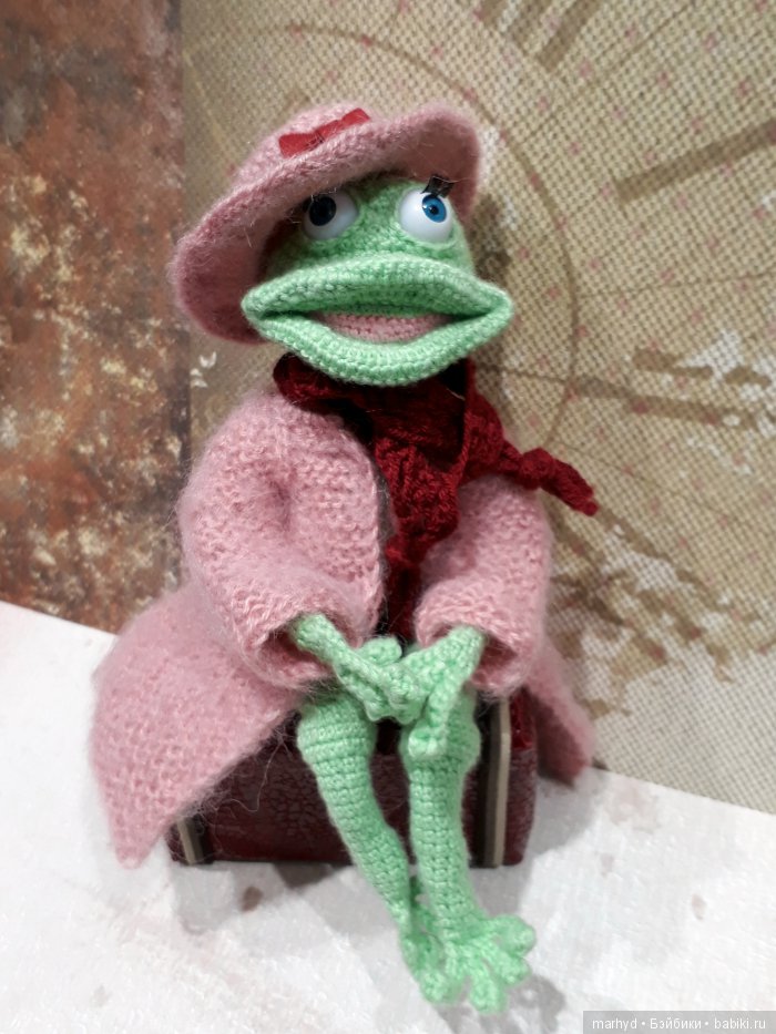 Попутчица - игрушки вязанные крючком