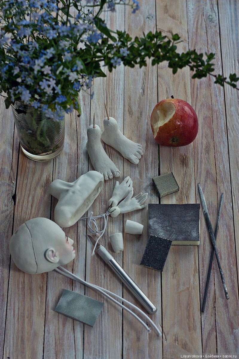 Работа над новой куклой — Лепка авторских кукол: полимерная глина (фото 3)